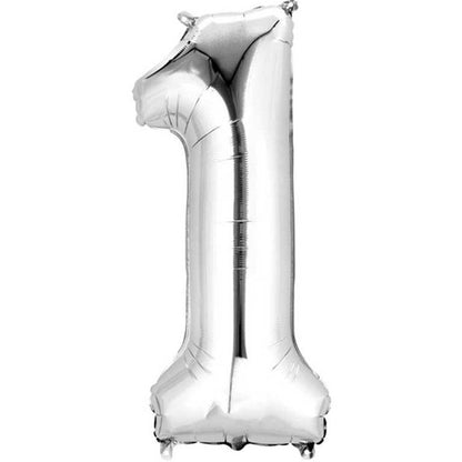 silver 1 balloon