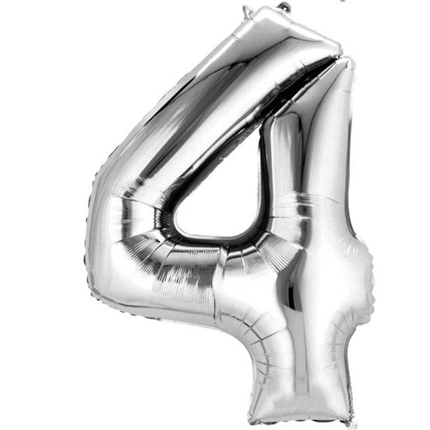 silver 4 balloon