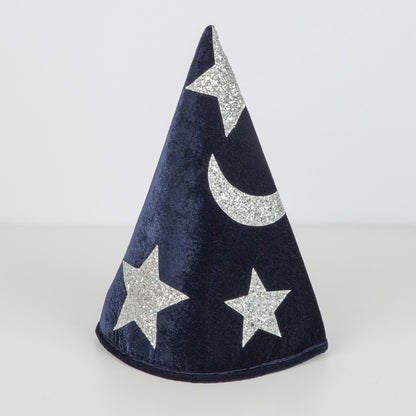 Meri Meri - Blue Velvet Wizard Costume - Age 3-6