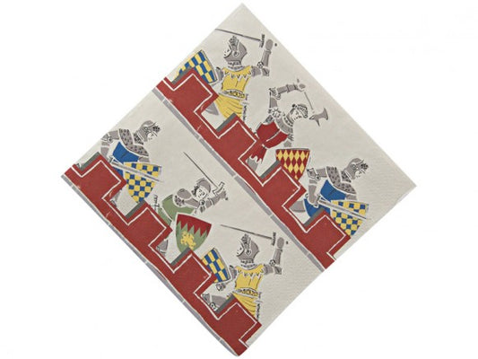 Brave Knight Paper Napkins - 20 pack