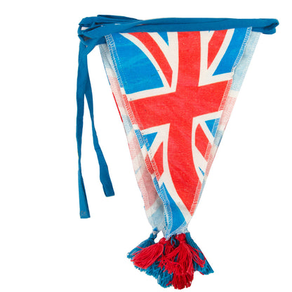 union jack fabric bunting