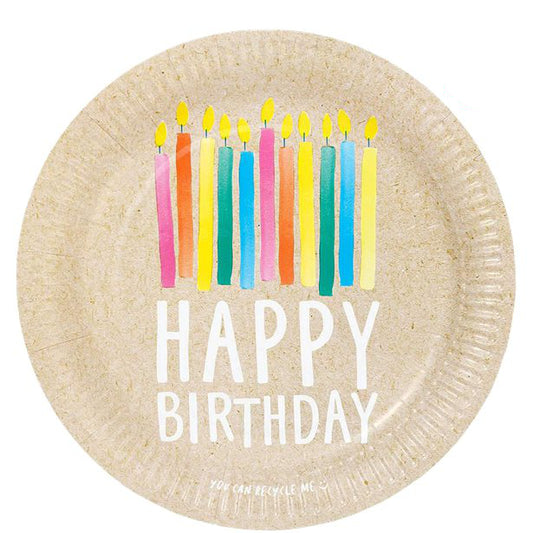 Eco Birthday Plates