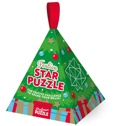 Wooden Festive Puzzle Decorations