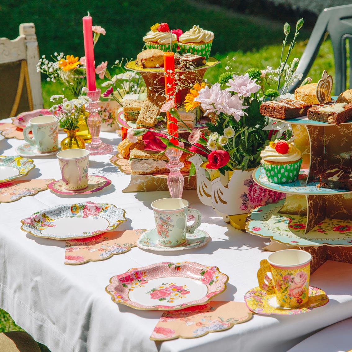 Vintage garden tea party