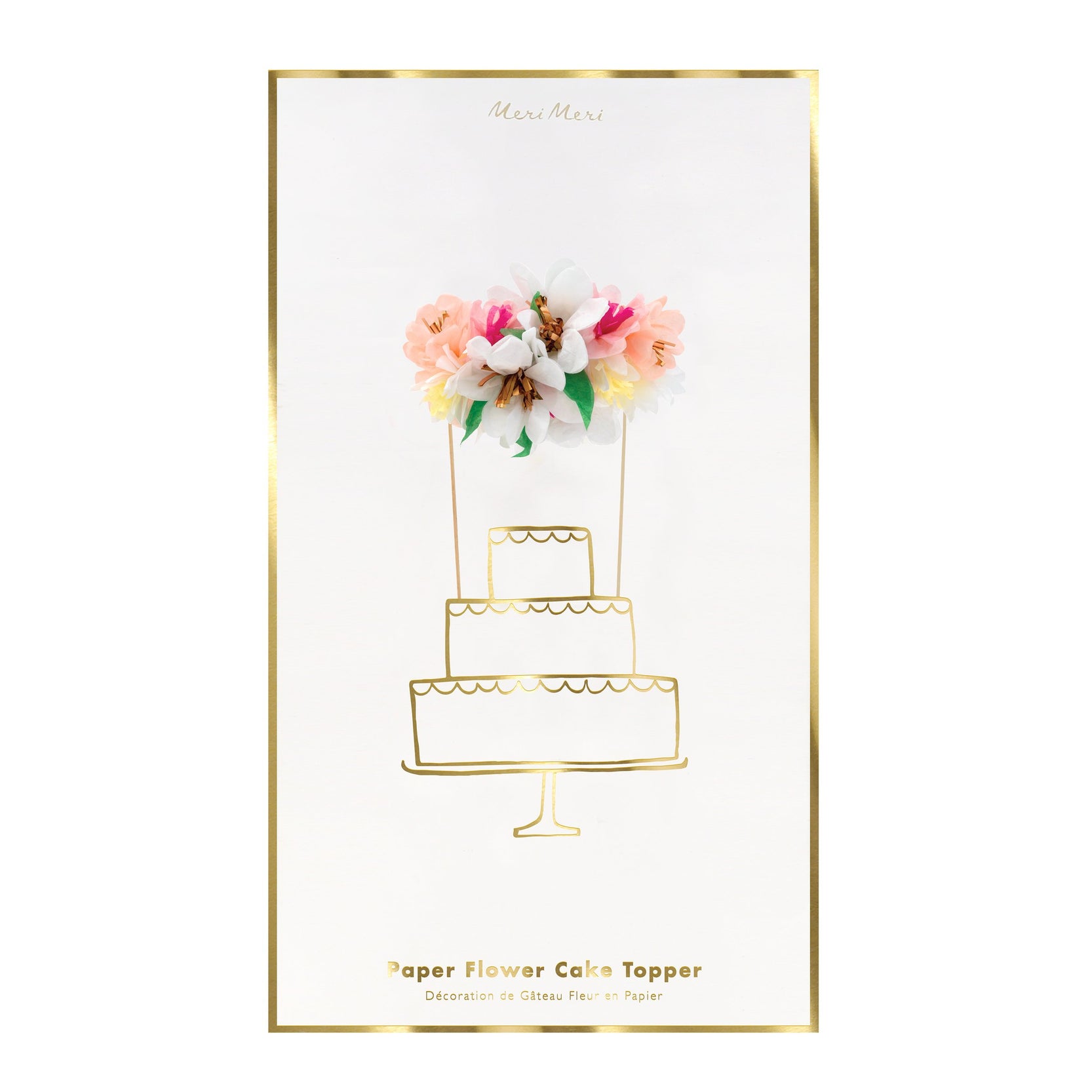 flower cake topper