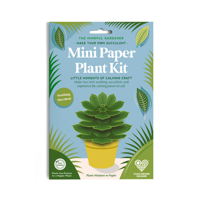 Make Your Own Soothing Succulent Paper Plant Kit