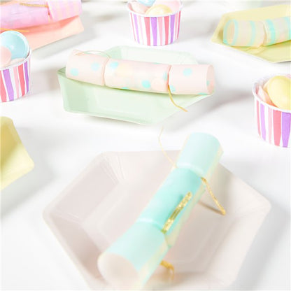 pastel plates