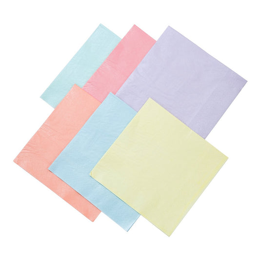 pastel napkins