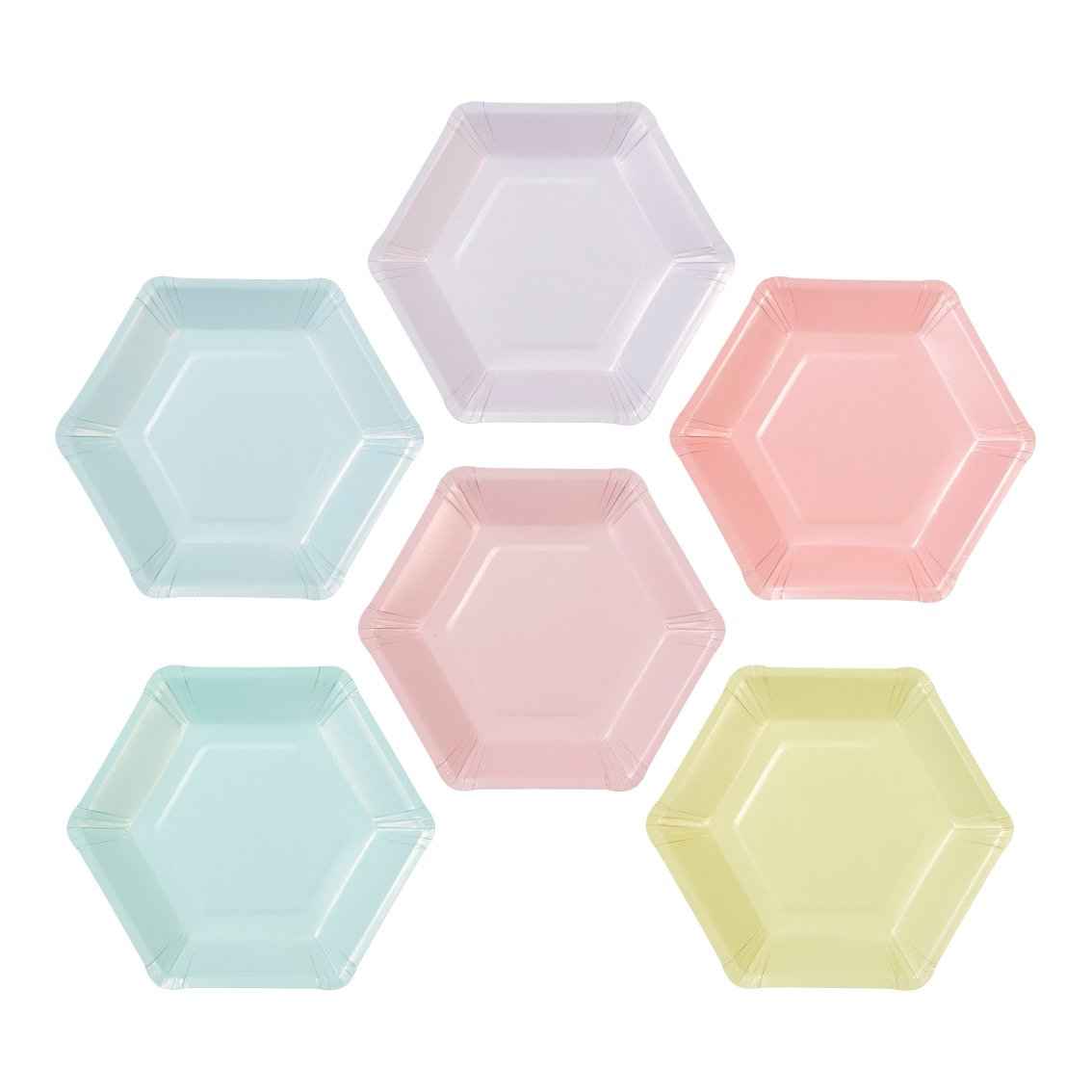 pastel plates