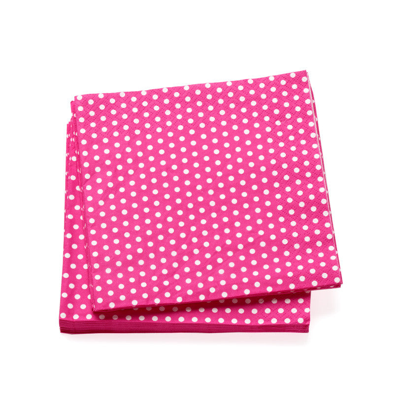 Pink Spot Napkins