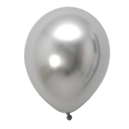 silver chrome balloons