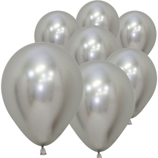 silver balloons