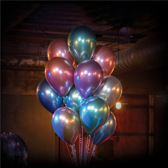 Chrome balloons