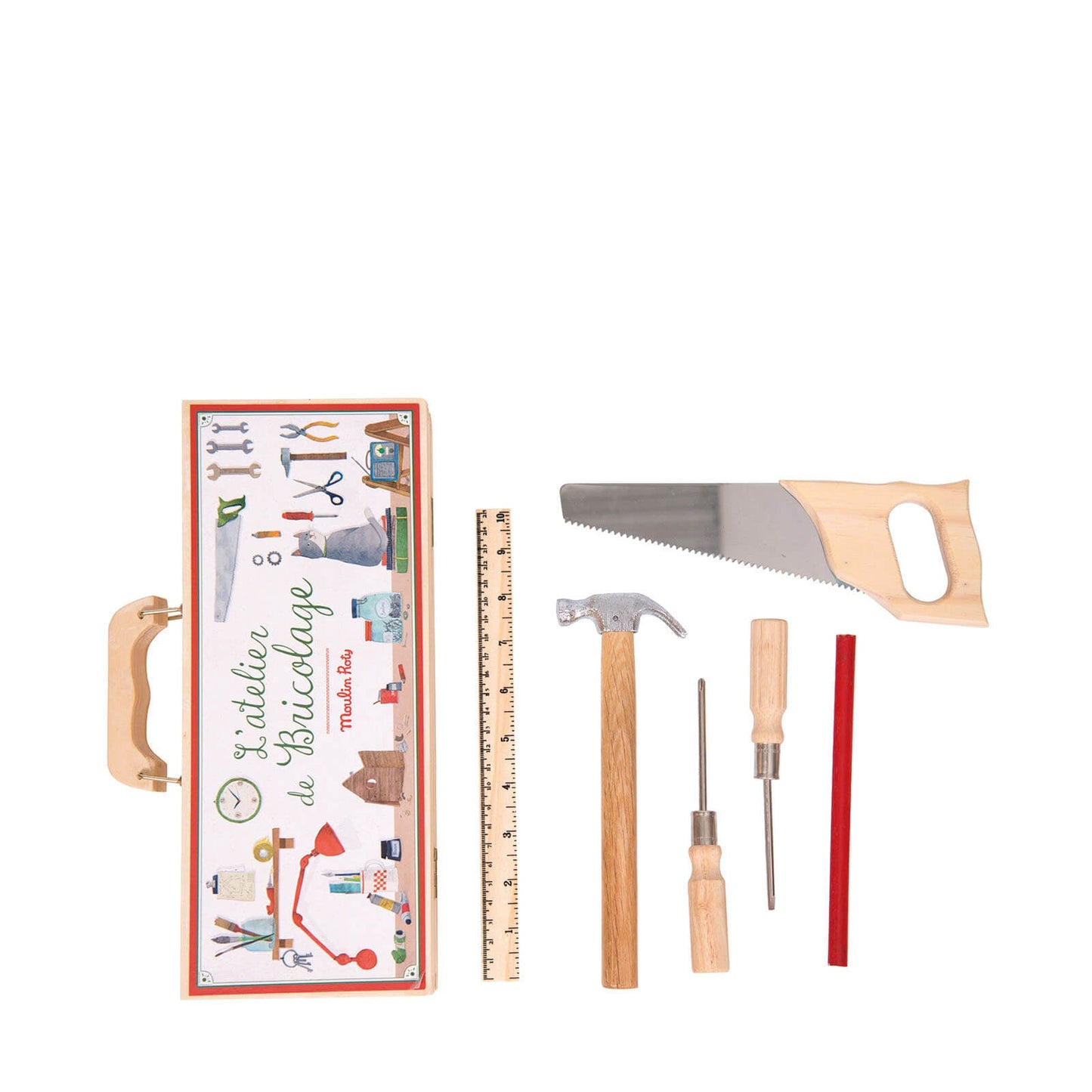 Moulin Roty - Wooden Toolbox Set