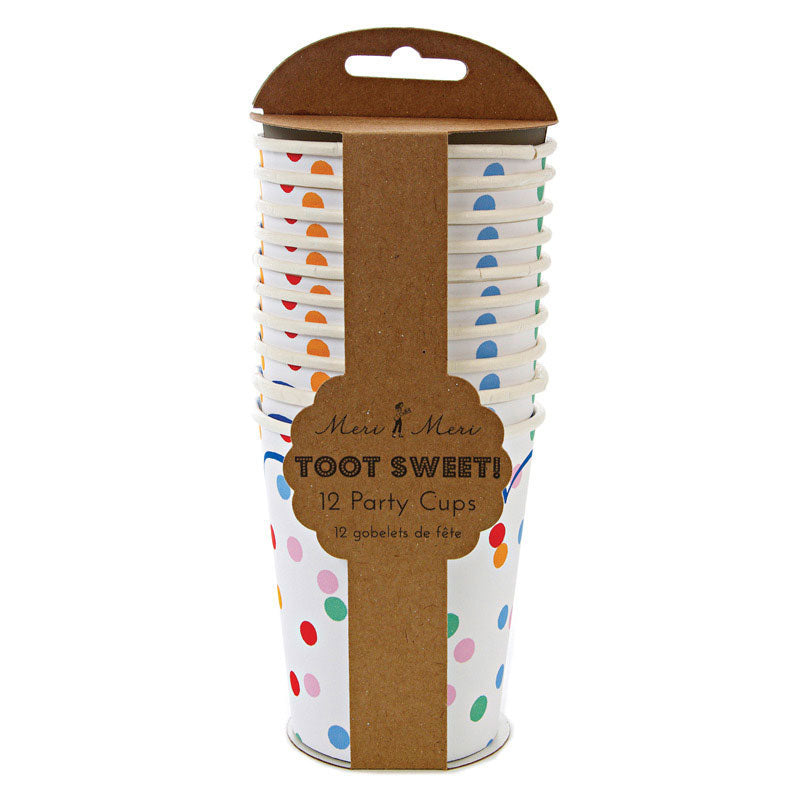 Toot Sweet Spotty Cups - 12pk