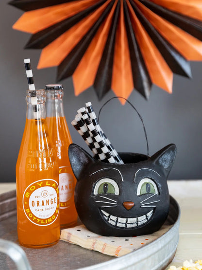 Vintage halloween straws